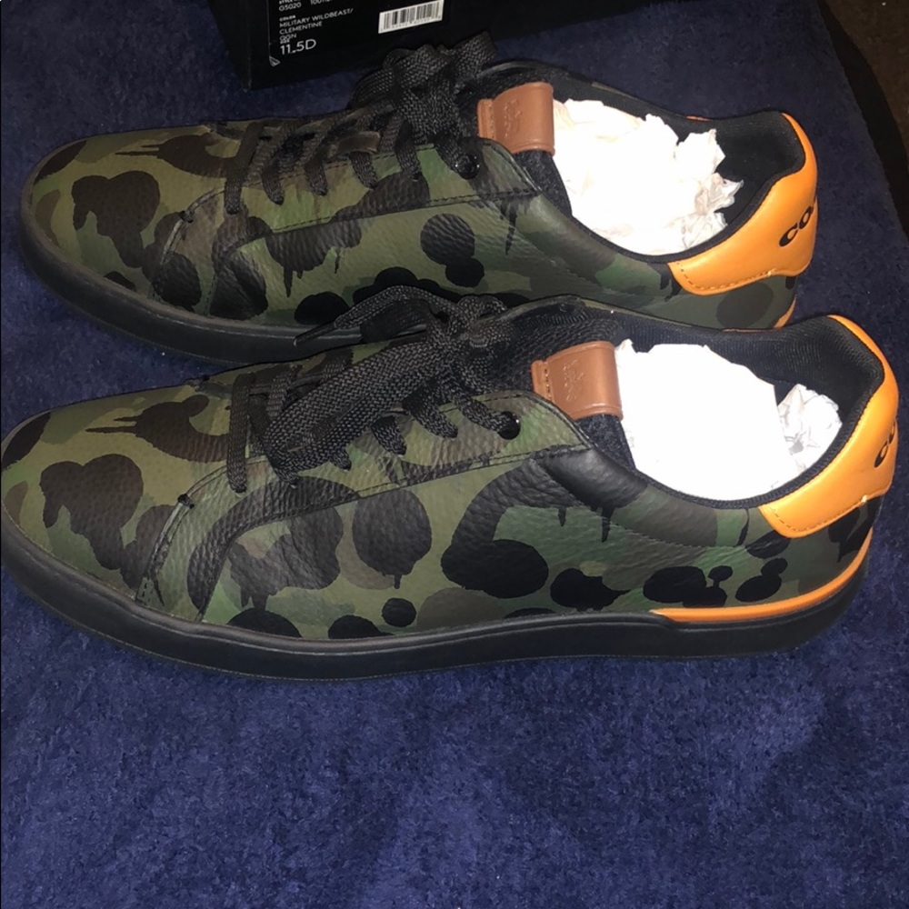 COACH MENS SHOES MILITARY WILDBEAST 11.5D